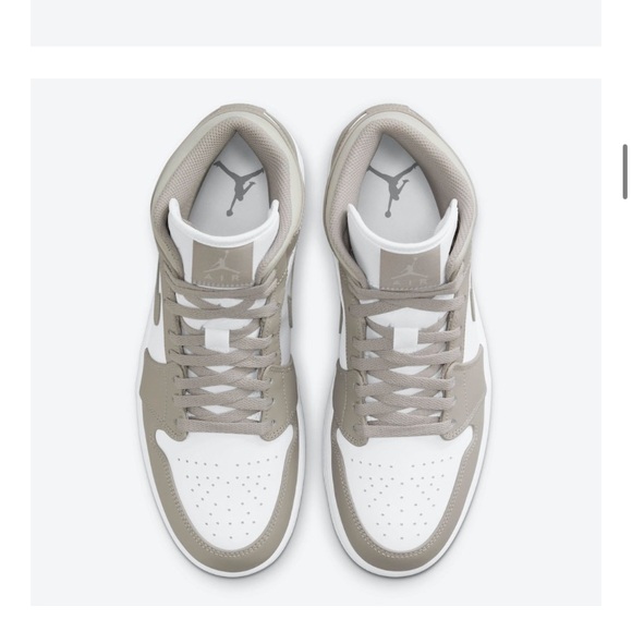 Air Jordan 1 Mid 'Linen' - size US M 7.5 / W 9 - Picture 3 of 12